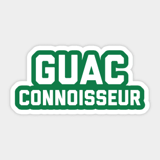 Guac Connoisseur Sticker